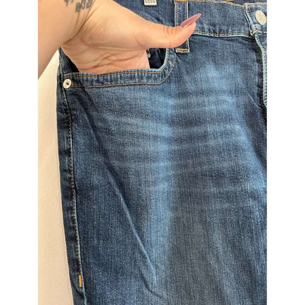 True Religion Mens Straight Leg Blue Denim Jeans‎ Medium Wash Size 42x31